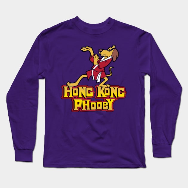 Hong Kong Phooey Long Sleeve T-Shirt by woodsman